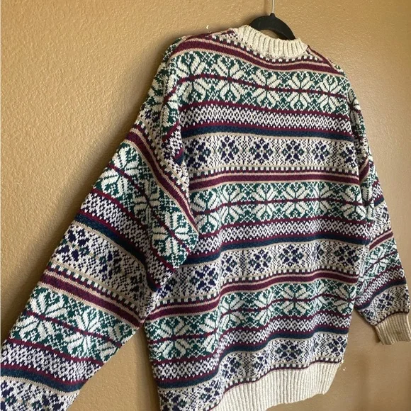 Men’s Vintage Lord Jeff Sweater Size XL | The Sandstone Collection | Cotton/Jute - Picture 5 of 8